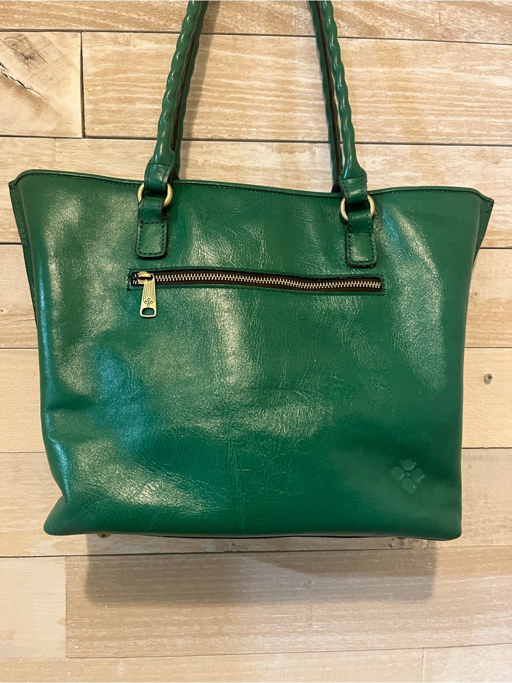 Patricia Nash Adeline leather cutout tooled tote crossbody with wallet - Picture 10 of 16